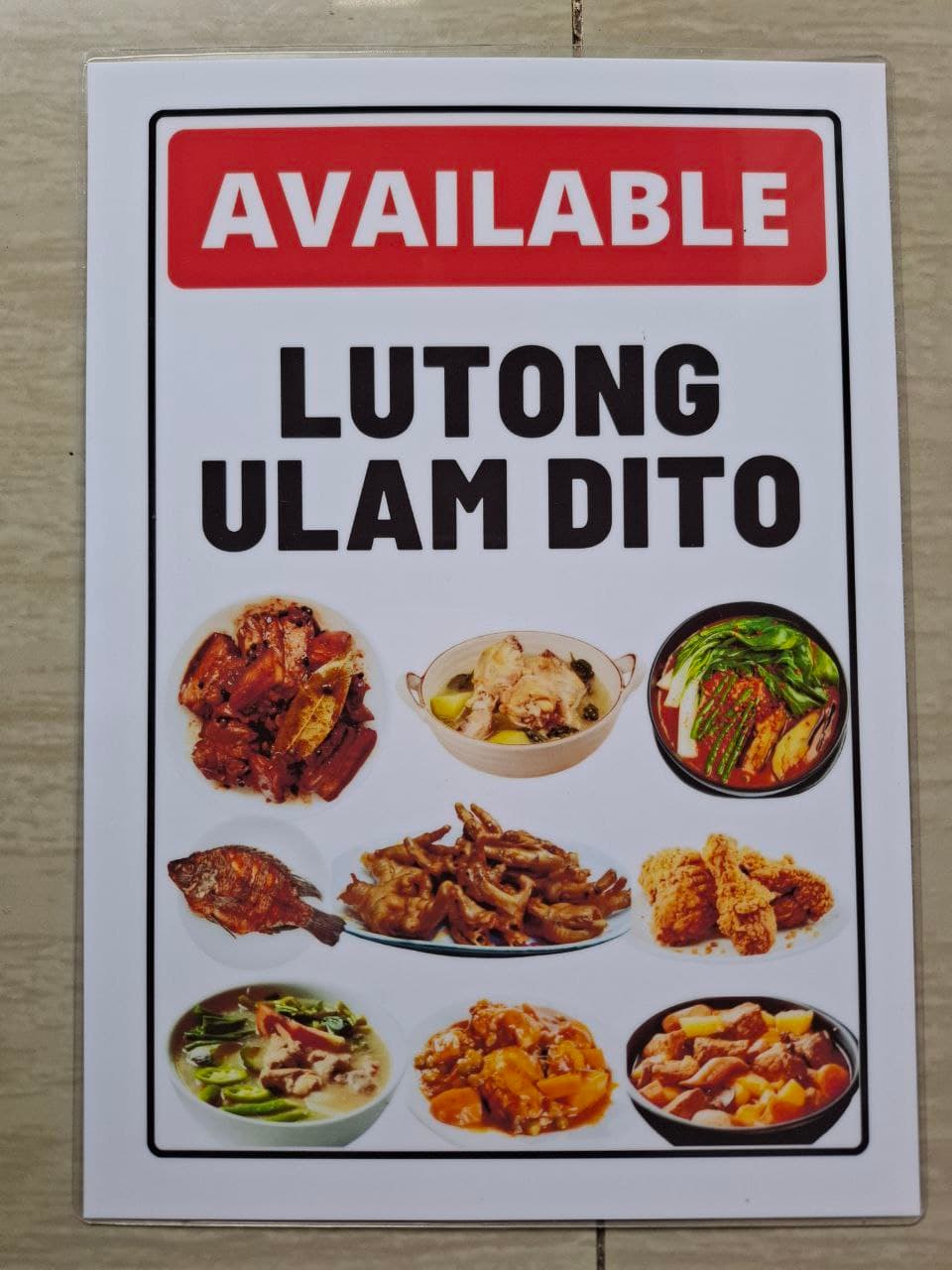Laminated signboard signage for store