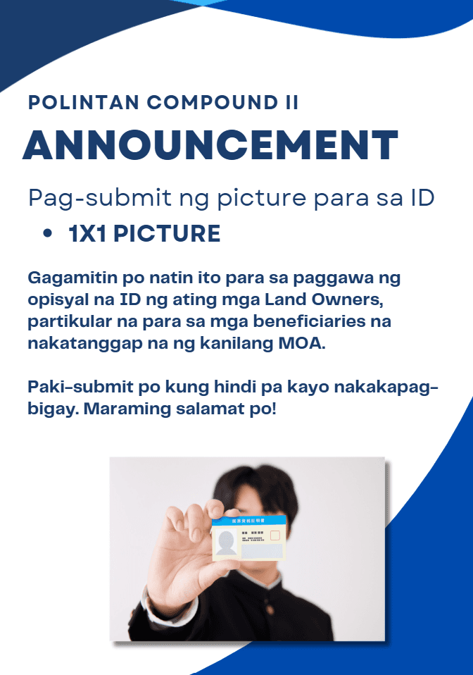 Pag-submit ng picture para sa ID